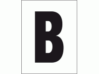 Aisle Letter B