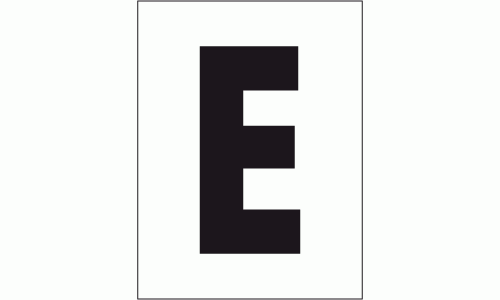 Aisle Letter E
