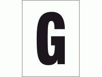 Aisle Letter G