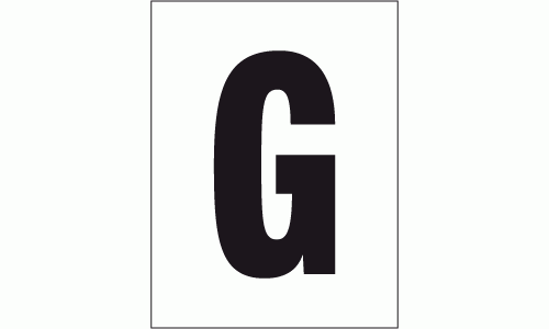 Aisle Letter G