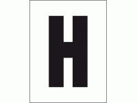 Aisle Letter H