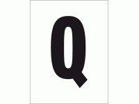 Aisle Letter Q
