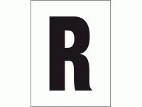 Aisle Letter R