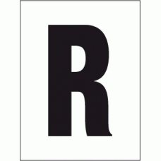 Aisle Letter R