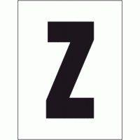 Aisle Letter Z