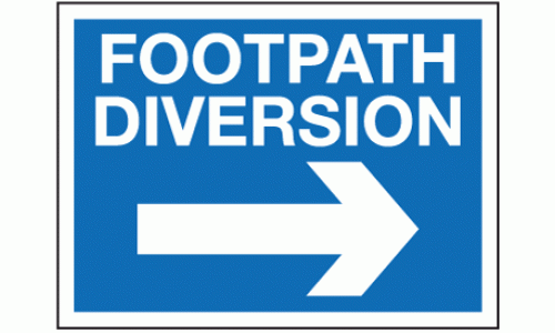 Footpath diversion right