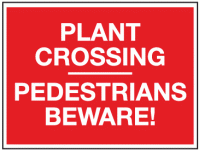 Plant crossing pedestrians beware
