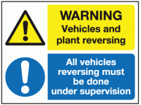 Warning vehicles and plant reversing ...