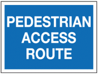 Pedestrian access route