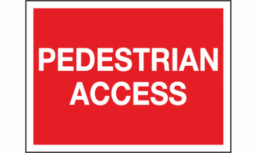 Pedestrian access
