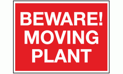 Beware moving plant