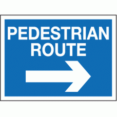 Pedestrian route arrow right