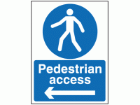 Pedestrian access left