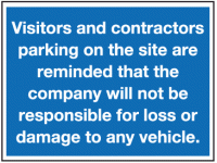 Visitors and contractors parking on t...