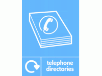 telephone directories recycle & icon 