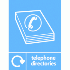 telephone directories recycle & icon 