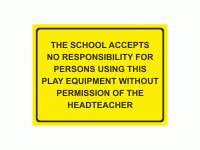 THE SCHOOL ACCEPTS NO RESPONSIBILITY ...