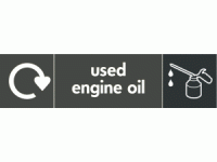 used engine oil recycle & icon 