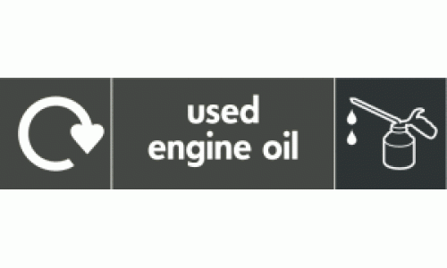 used engine oil recycle & icon 