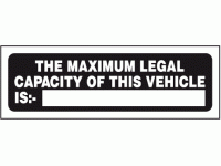 The maximum legal capacity of this ve...