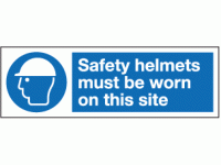 Safety helmets must be worn on this s...