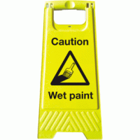 Caution wet paint A-Board