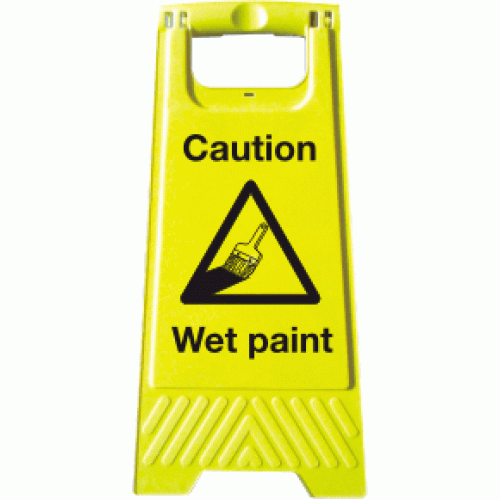 Keep wet floors as they are slippery