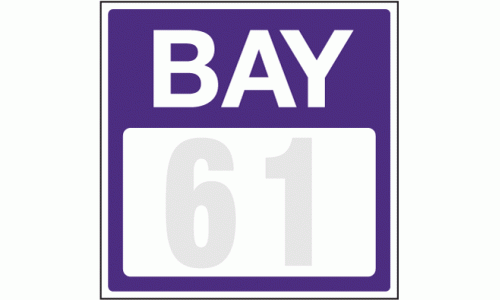 Bay aisle sign 