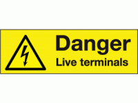 Danger live terminals labels (Pack of...