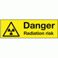 Danger radiation risk (Pack of 10) Labels