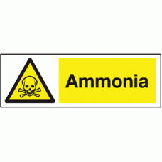 Ammonia Safety Sign
