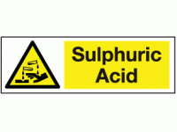 Sulphuric Acid Safety Sign
