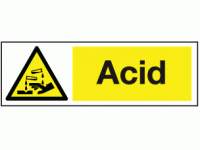 Acid Safety Sign
