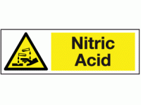 Nitric Acid Safety Sign