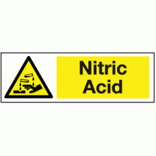 Nitric Acid Safety Sign
