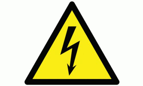 Electrical risk symbol
