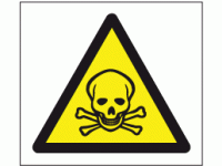 Toxic Chemicals symbol sticker