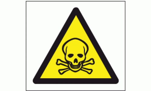 Toxic Chemicals symbol sticker