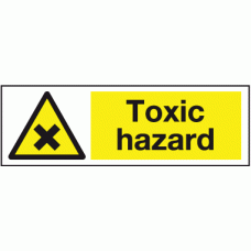 Toxic hazard safety sign