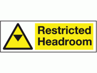 Restricted headroom sign