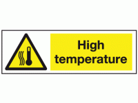 High temperature sign