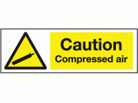 Caution compressed air