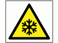 Low temperature symbol sign