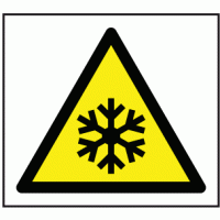 Low temperature symbol sign