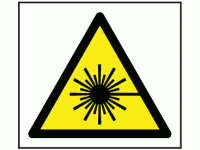 Laser hazard symbol