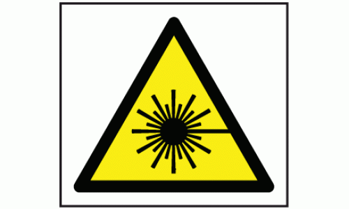 Laser hazard symbol