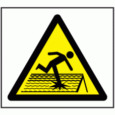 Fragile roof symbol sign