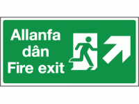 Allanfa dan fire exit right diagonal ...