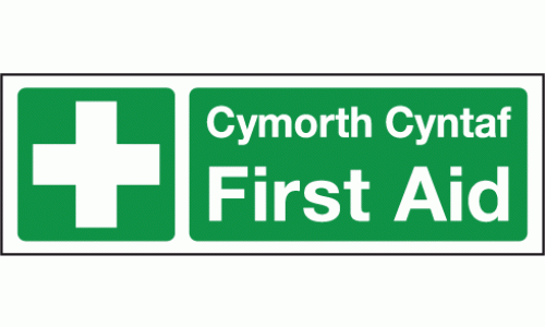 Cymorth cyntaf first aid