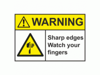 Warning Sharp Edges Watch Your Finger...